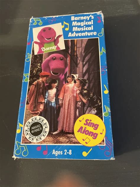 Barney magical musocsl adventure vhs